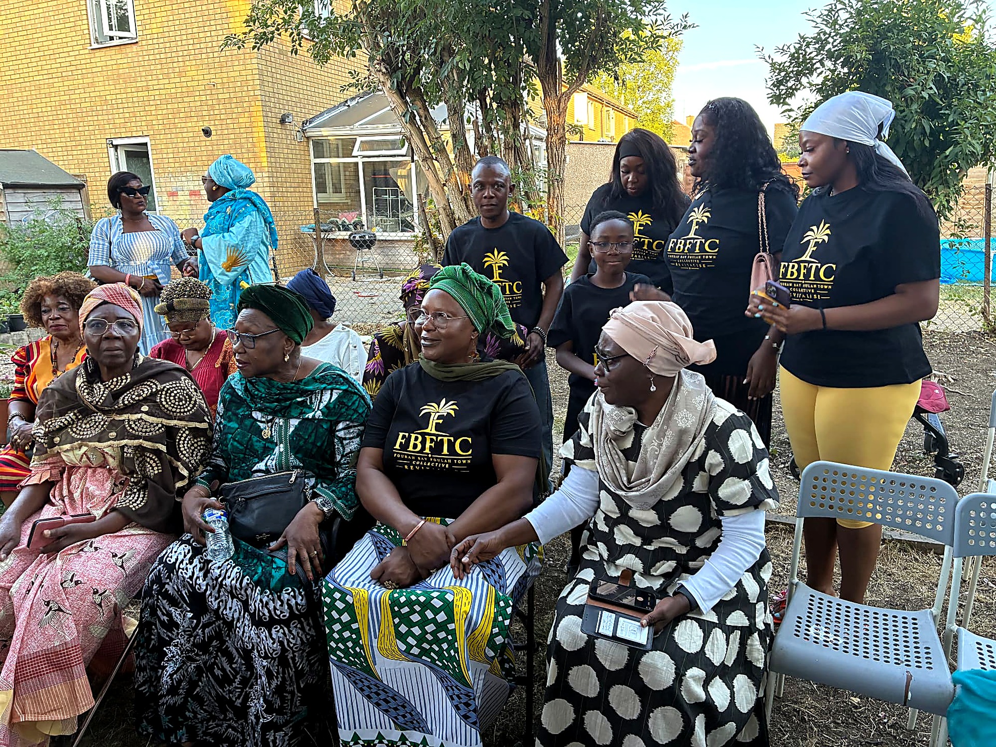 Founders and family together in FBFTC colours